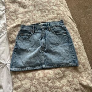 Denim Mini Skirt